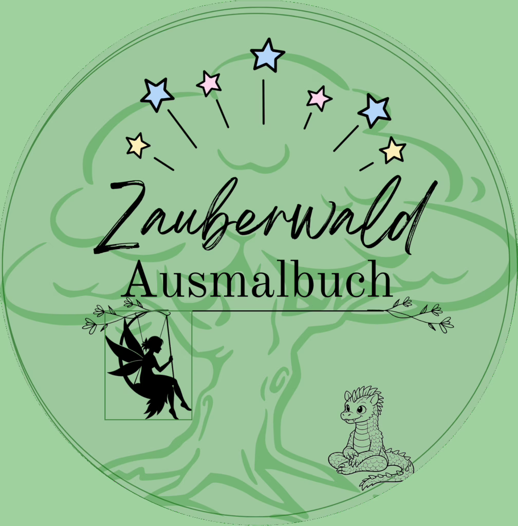 Zauberwald Ausmalbuch Logo